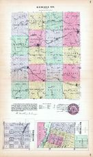 Nemaha County, Corning, Wetmore, Kansas State Atlas 1887